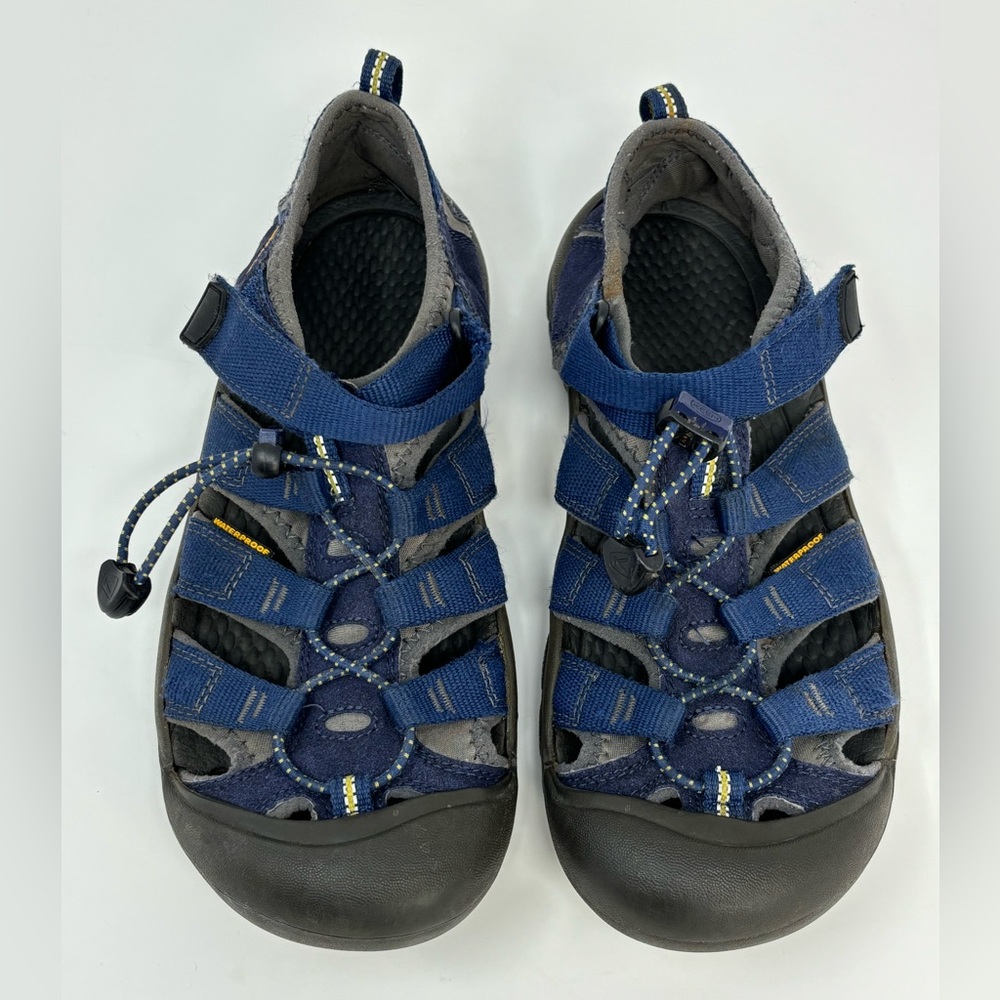 Keen Sandals Mens Size 6 Newport H2 Waterproof Hiking Outdoor Shoes Navy Blue